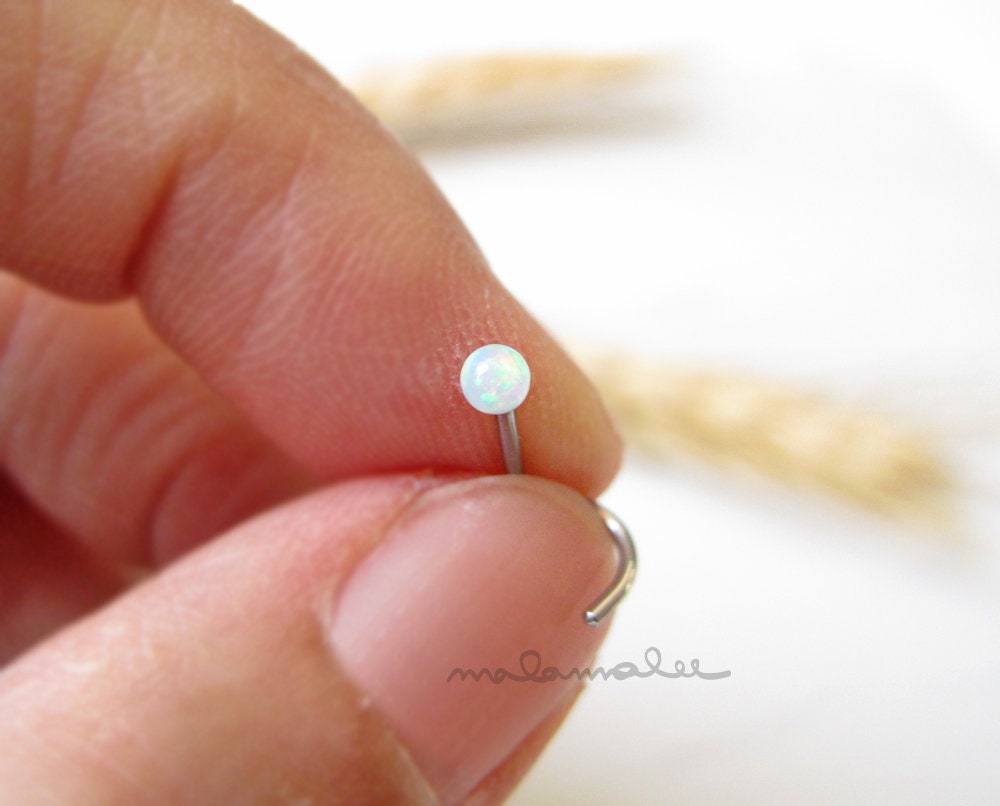 Opal nose ring on sale stud