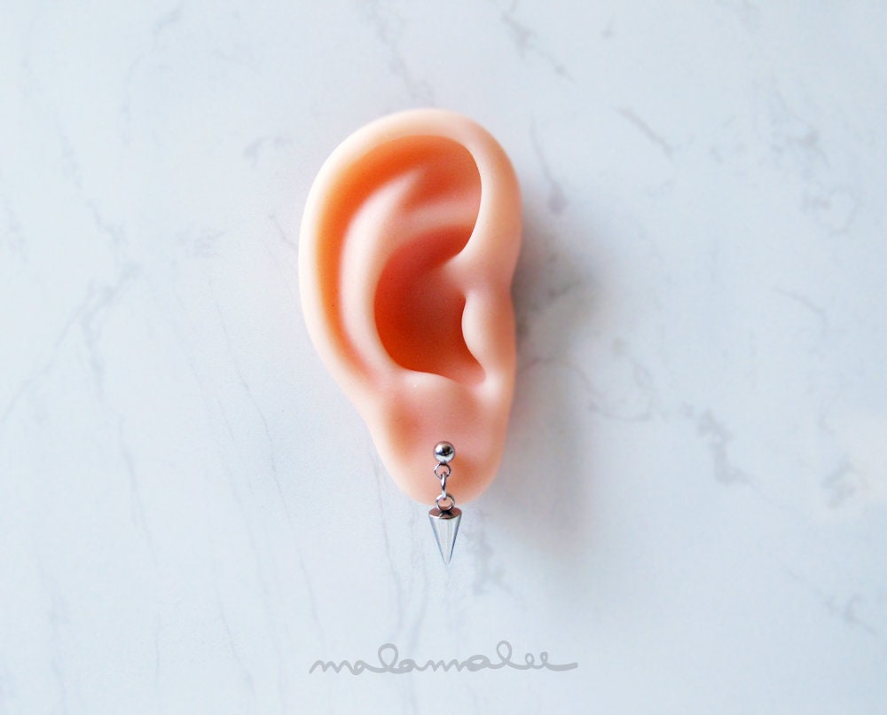 Stud Earrings with Dangling - Main Image
