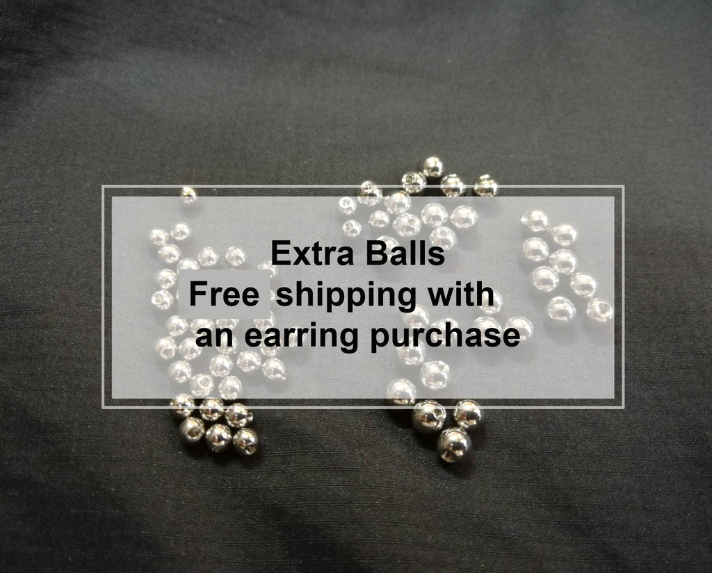 EXTRA Ball Back Part for Ear Piercings, 16G, 20G Ball Replacement part