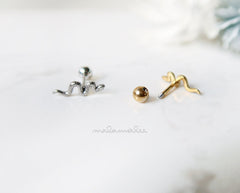 Helix hot sale snake earring