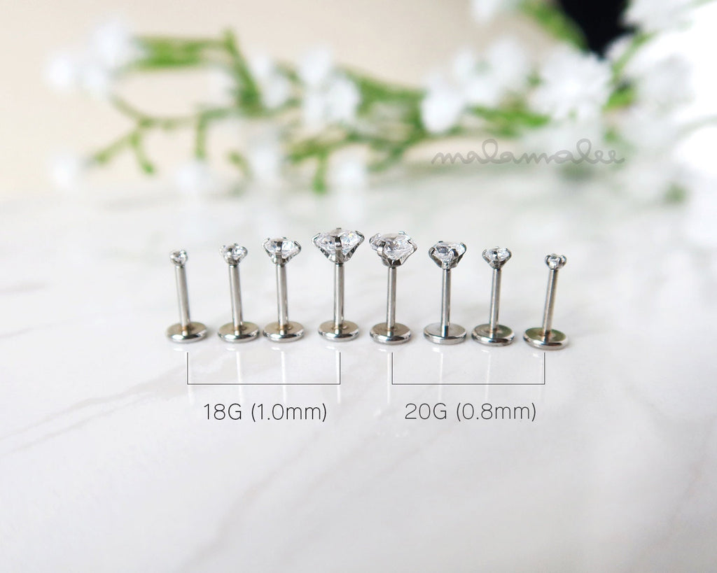Tragus Piercing Helix Piercing Cartilage Piercing 20G Tiny 
